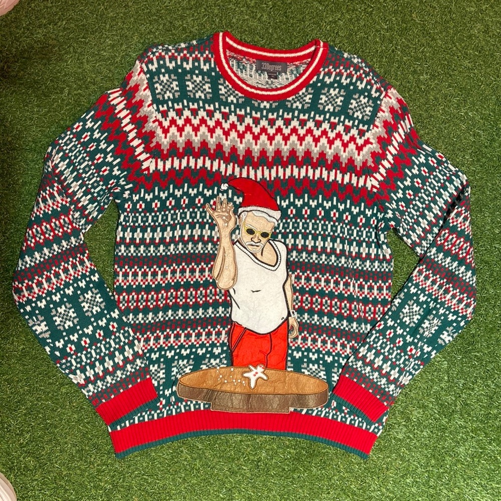 Salt Bae Holiday Sweater Men’s XL